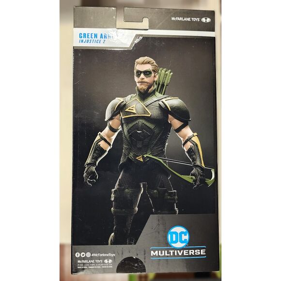 McFarlane Toys DC Multiverse Green Arrow Injustice 2 Platinum Edition Chase - Picture 2 of 3